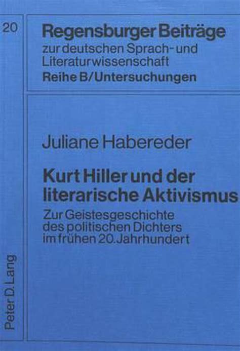 Kurt hiller und der literarische aktivismus. - Certamen de relato corto gabino teira.