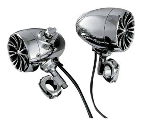 Kuryakyn Sound Of Chrome Handlebar Speaker System at