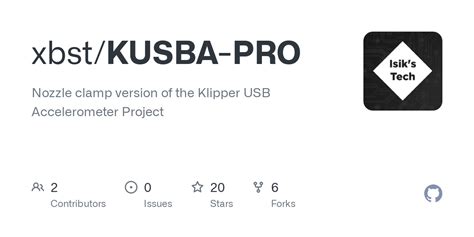 Kusba pro.  Nozzle clamp version of the Klipper USB Accelerometer Project - K...