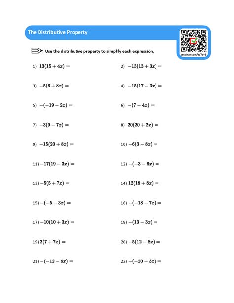 Kuta Software Distributive Property