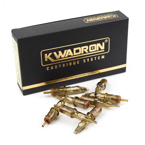 Kwadron cartridges. KWADRON® Cartridges have been one of the leading cartridge brands in the tattoo world for quite a while now. The excellent price-performance ratio combined with high quality seems to speak for itself. The needles remain sharp and precise even during longer sessions, and the built-in safety membrane prevents fluid from flowing back into the ... 