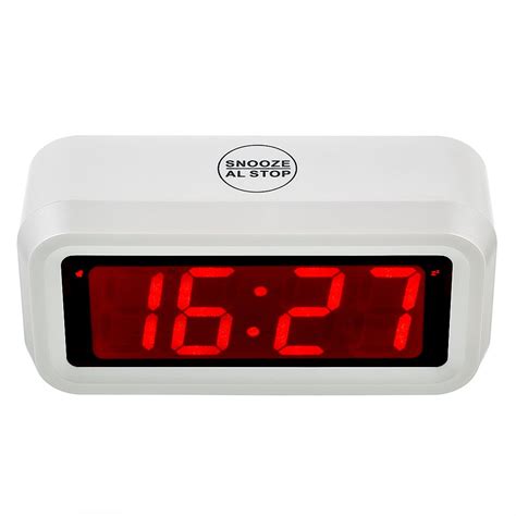 KWANWA Alarm Clock, Battery Operated Clock, A