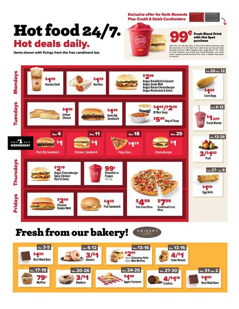 Kwik trip weekly specials. Kwik Trip. Yesterday at 7:50 AM. ...k out the new KwikCast with @whitmeza to hear about her journey!See more. Kwik Trip. June 9 at 6:24 AM. Kwik Trip. June 8 at 7:41 AM. Advertising Ad Choices. More. 