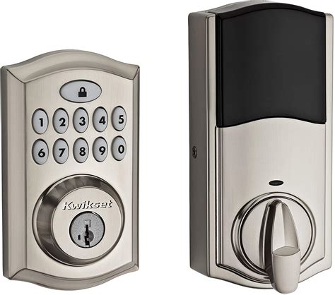 Kwikset electronic lock instructions. Features. Keyless entry - no more lockouts or hiding keys under the mat. 6 user access codes for family and guests. Deadbolt operated by electronic keypad or key from outside and thumb turn inside. Features SmartKey Security allows you to re-key the lock in 3 easy steps. Keyway features BumpGuard protection against lock bumping or picking. 