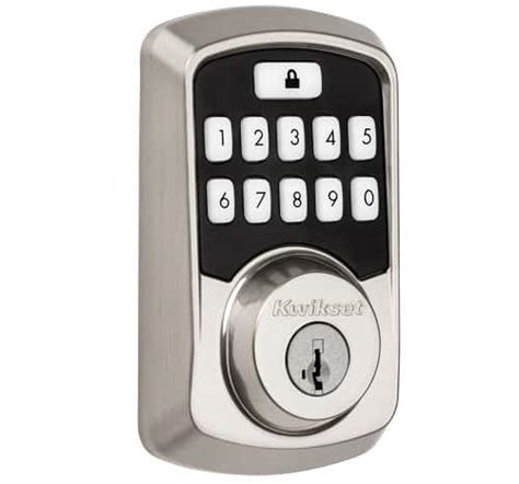 Kwikset flashing red. The status LED blinks every 6 seconds to communicate whether the door is locked or unlocked. This feature is on by default. Turn Status LED on/off. 1. Press programming button once. 2. Press button 'A' once. 3. Press button '1-2' multiple times if needed to reach desired state. 