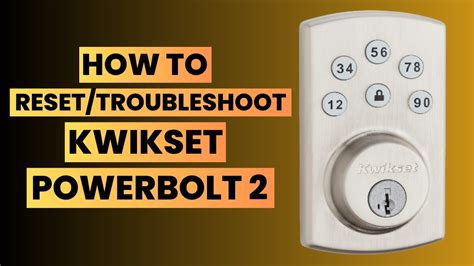Kwikset powerbolt 2 factory reset. The Kwikset Powerbolt 240 5-Button Keypad Electronic Deadbolt Door Lock, available in both traditional and contemporary designs, is an easy and attainable way to upgrade to an electronic door lock. It offers convenient keyless entry … 