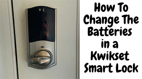 Kwikset smart lock beeping after battery change. Kwikset-patented technology that prevents against advanced break-in techniques and allows you to re-key your lock yourself in seconds. Audible beeps and visual flash when batteries are low. Alarm sounds after 3 consecutive incorrect codes are entered. Temporarily disable the keypad to prevent unwanted entry. 