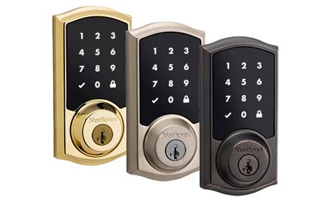 This item: Kwikset SmartCode 916 Z-Wave Smart Lock, Keyless Entry Ring Compatible Door Lock, Touchscreen Electronic Deadbolt, SmartKey Re-Key Security, Smart Hub Required, Contemporary Satin Nickel $199.99 $ 199 . 99. 