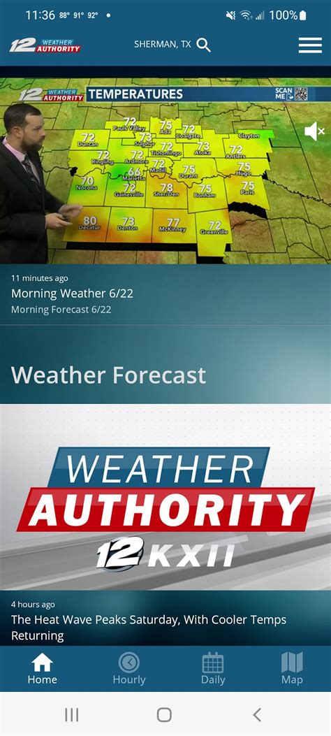 Interactive weather map allows you to pan and zoom to get un