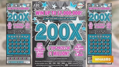 Mt. Sterling, KY. Fri Sep 22 08:00:00 EDT 2023. A Mt. Sterling man is $50,000 richer thanks to the newest Scratch-off game from the Kentucky Lottery. Johnathan Bailey purchased a $50 Millionaire Club ticket on the first day it was available and was astonished after revealing a big win. “Yesterday was a very interesting day for me,” Bailey said. . 