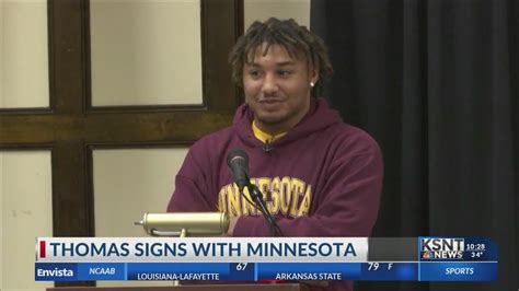 By Joe Hennessy. Published: Apr. 7, 2022 at 2:38 PM PDT. TOPEKA, Kan. (WIBW) - Kansas Football Running Back Ky Thomas is officially running in the crimson-and-blue. He’s hoping to make an impact ....