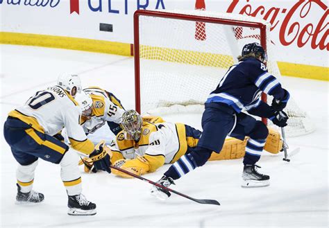 Kyle Connor has hat trick, Jets beat Predators 6-3 for 3rd straight win