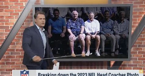 T he NFL released their annual picture of all the head coaches from the owners meetings yesterday. It was another chance for Kyle Brandt to shine on Good Morning Football as he broke down the.... 