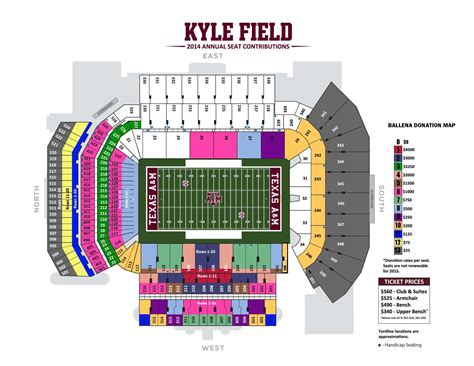 Chairback seating is available in Sections 11