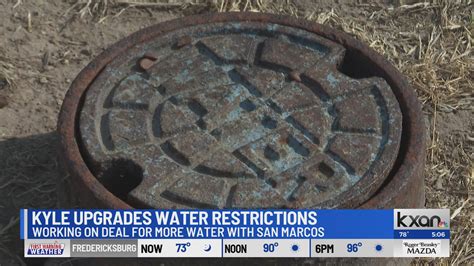Kyle increases water restrictions, looks to neighboring city for more water