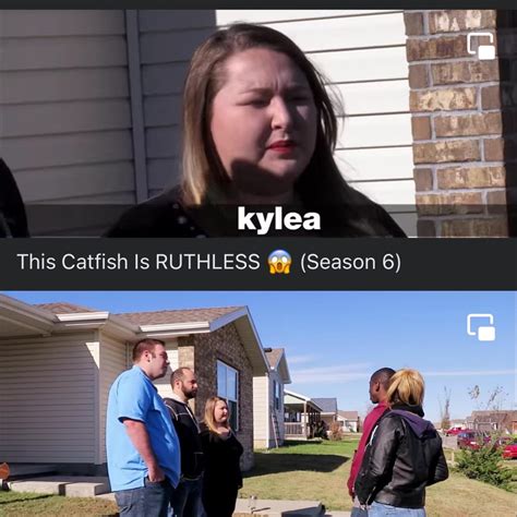 Catfish. If she makes a post about being asked about her catfish episode just know I was on her live asking about it. She looked so pissed.😂. I bet she is fake being sick so the girls have to go home earlier than planned. She is over it because they don't kiss her ass like the old ladies on her page.