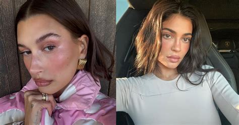 474px x 291px - Kylie Jenner Hailey Bieber Inspired Glazed Blush Makeup Look For Valentines  Day 2024