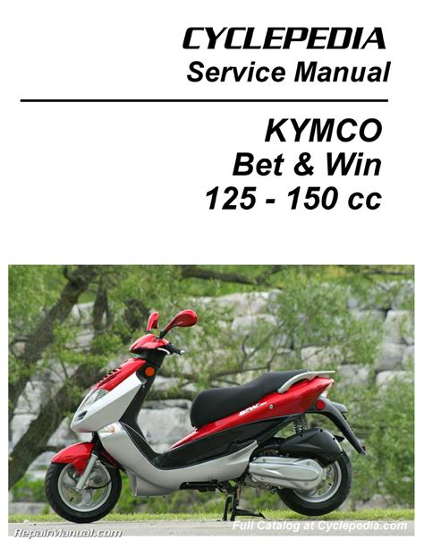 Kymco bet win 125150 service and repair shop manual. - Manuali di servizio per autoveicoli dvd.