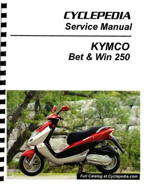 Kymco bw 250 bet win 250 roller werkstatt service reparaturanleitung. - Briggs and stratton 17 5 repair manual.