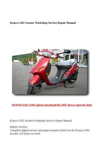 Kymco gr1 complete workshop repair manual. - Mack ai 350 engine service manual.