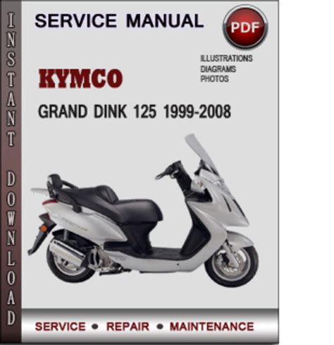Kymco grand dink 125 1999 2008 hersteller werkstatt reparaturhandbuch herunterladen. - Moto guzzi california 1000 1100 werkstatt service handbuch.