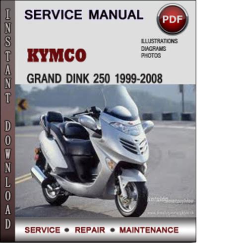 Kymco grand dink 250 complete workshop repair manual. - Yttre tecken på en inre känsla.