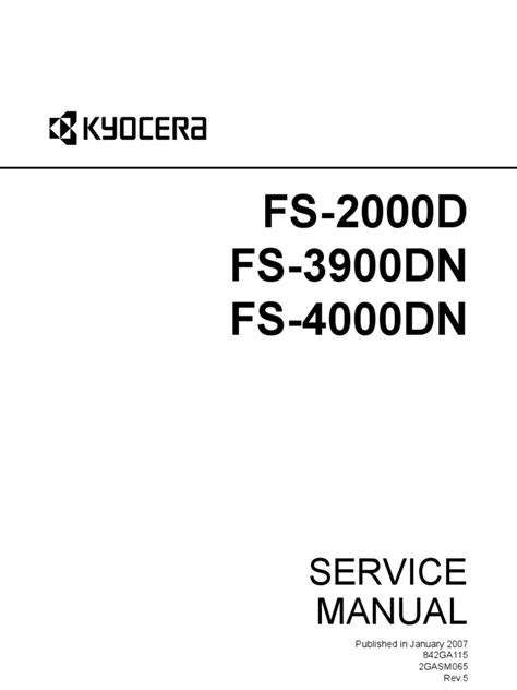 Kyocera fs 2000d fs 3900dn fs 4000dn service manual. - Service repair manual 2015 kia optima.