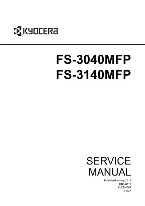 Kyocera fs 3040mfp 3140mfp service manual. - Dictionnaire illustre des termes de medecine.