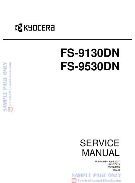 Kyocera fs 9130dn fs 9530dn service manual parts list. - Pontiac sunfire 2000 exhaust system manual.