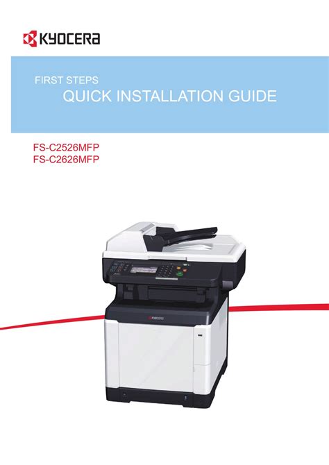 Kyocera fs c2526mfp fs c2626mfp service manual. - Manuale di servizio per semplicità handicare 950.