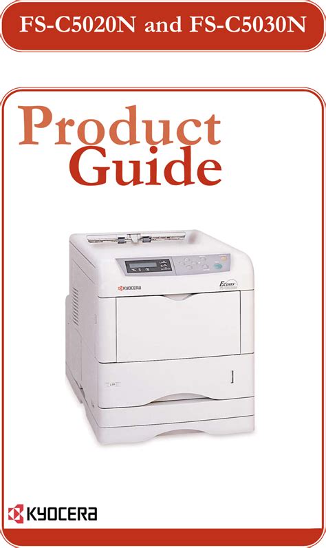 Kyocera fs c5020n fs c5030n laser printer service repair manual parts list. - Manual for leica tcra 1105 plus.