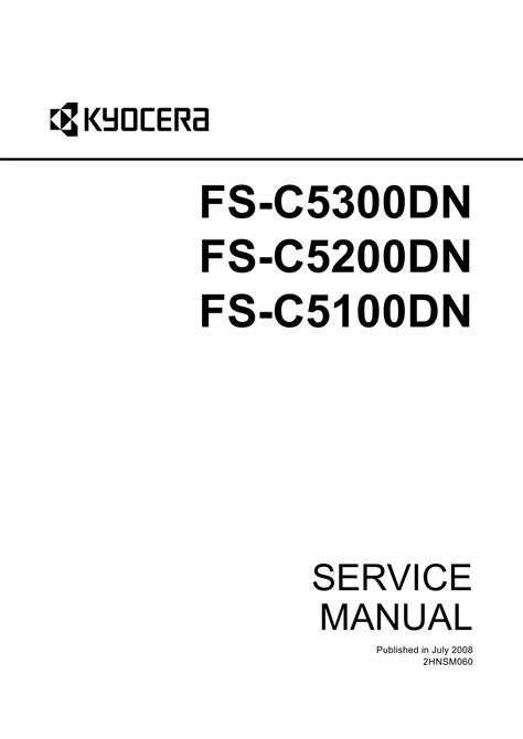 Kyocera fs c5300dn fs c5200dn fs c5100dn laser printer service repair manual parts list. - Mr comet living environment laboratory manual answers.