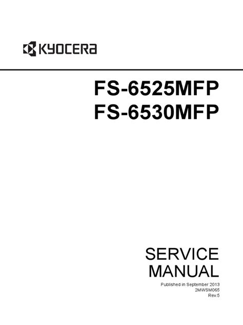 Kyocera fs6525mfp 6530mfp full service manual. - Manual del librero hispano americano de antonio palau y dulcet.