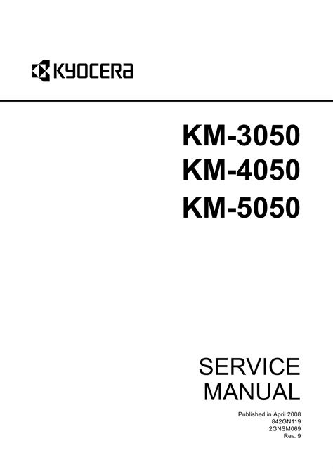 Kyocera km 3050 4050 5050 service repair manual. - Les mots en épingle de san-antonio..