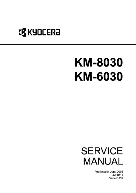 Kyocera km 6030 km 8030 service manual. - Honda cb750 dohc fours manuale di riparazione officina per tutti i modelli del 1978 1984.