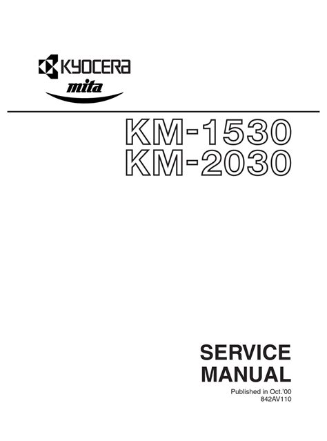 Kyocera mita km 1530 km 2030 service reparaturanleitung ersatzteilliste. - Educação e política no brasil de hoje.