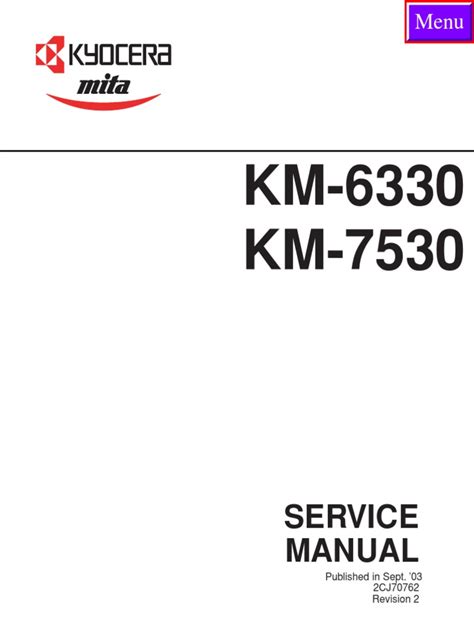 Kyocera mita km 6330 km 7530 service manual. - Solutions manual modern auditing and assurance services.
