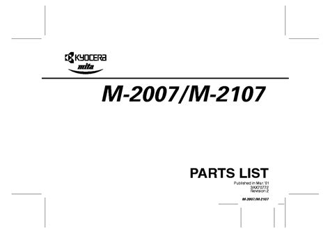 Kyocera mita m 2007 service repair manual parts list. - Calculus for biology medicine solution manual.