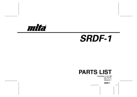 Kyocera mita srdf 1 srdf 2 srdf 3 service repair manual parts list. - 2007 hyundai tucson 2wd owners manual.