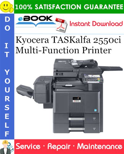Kyocera taskalfa 2550ci multi function printer service repair manual. - La gran obra alquimica/ the great alchemy work.