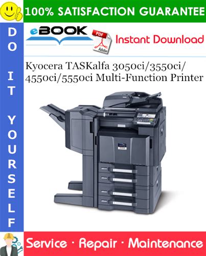 Kyocera taskalfa 3050ci 3550ci 4550ci 5550ci multi function printer service repair manual. - John deere owners manual chain saw.