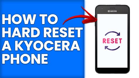 Kyocera won t hard reset.  Learn how to perform a soft reset, factory re...