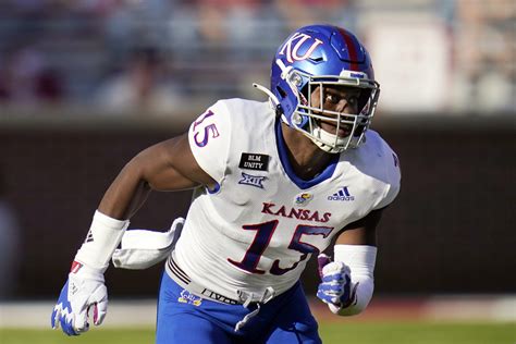 Apr 30, 2022 · Apr 30, 2022. / by Dave Zangaro. NFL DRAFT. he Eagles made a minor trade up on Saturday to draft linebacker Kyron Johnson out of Kansas in the sixth round. T. Johnson, 23, is listed as a linebacker but might fit with the Eagles as a SAM ‘backer/hybrid pass rusher. While he’s undersized at 6-foot, 231 pounds, Johnson was a versatile piece in ... . 