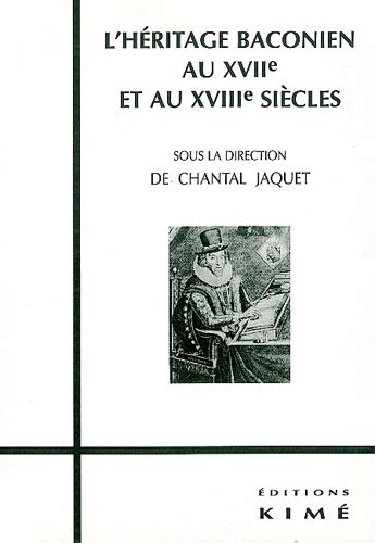 L' héritage baconien au xviie et au xviiie siècle. - Mercury 75 ps 2-takt außenborder handbuch.
