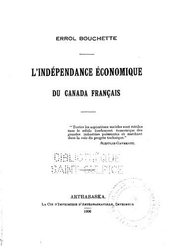 L' indépendance économique du canada français. - Código de minas e legislação correlata.