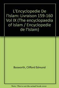 L'Encyclopedie De L'Islam: Livraison 169-170