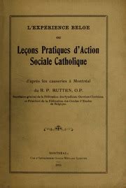 L'expérience belge, ou, leçons pratiques d'action sociale catholique d'après les causeries à montréal. - Corvette c1 c2 c3 teile handbuch katalog 1953 1983.