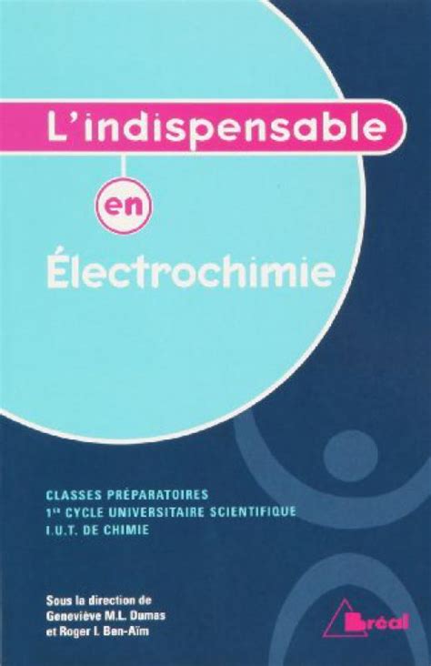 L'indispensable en electrochimie