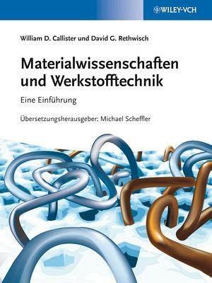 Lösungshandbuch für materialwissenschaften und werkstofftechnik eine einführung 4. - Advanced study guide chemistry by cs toh.