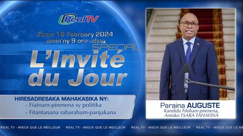 L’INVITE DU JOUR SPECIAL MIVANTANA... - Real TV …